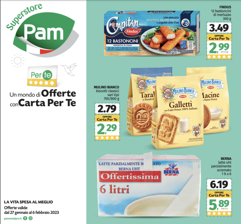 Volantino Pam Superstore Pam RetailPro